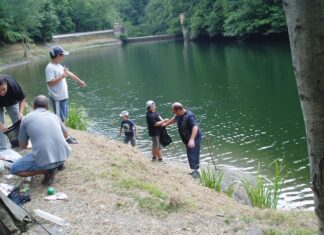 Week end di pesca al lago di Malanotte
