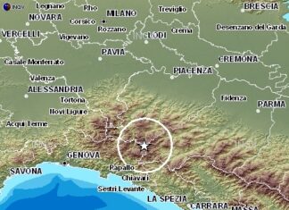 Scossa di terremoto in val di Taro avvertita anche a Chiavari