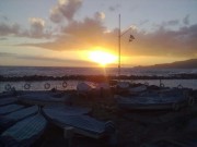 tramonto su chiavari