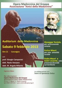Convegno Amici 9 febb2013 Mauri_TonioloSestriL