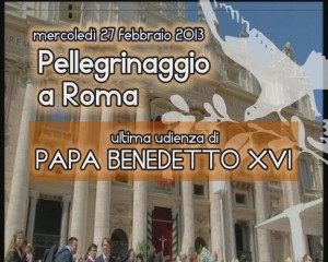pellegrinaggio udienza papa