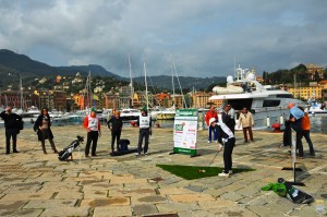 Lancio al gozzo in mare