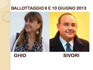 BALLOTTAGGIO 9 E 10 GIUGNO 2013