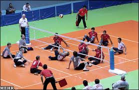 sitting volley