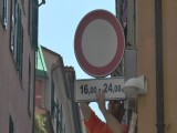 pedonalizzazione Via Raggio segnale