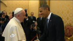 papa francesco e obama