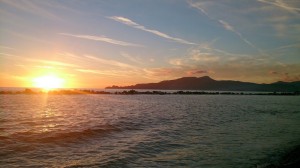 tramonto su Portofino