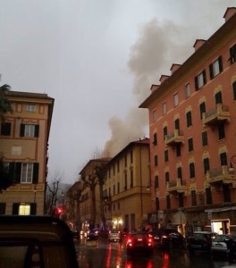 incendio tetto santa margherita