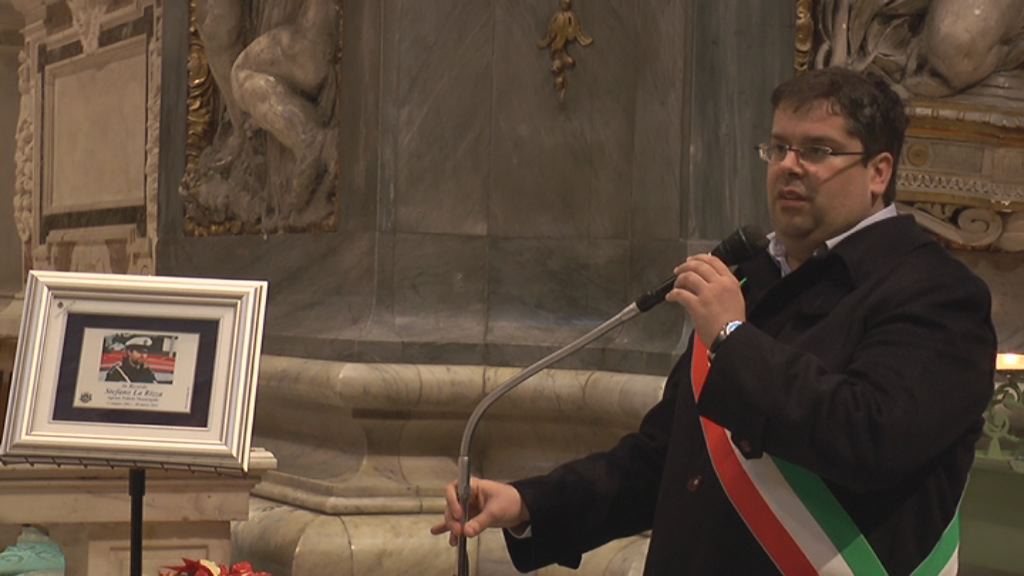 targa stefano la Rizza vigili