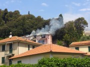 incendio attico Riva