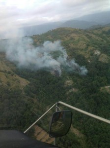 incendio testata elicottero