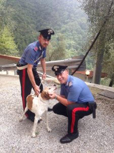 carabinieri cane salvato