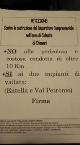 petizione contro depuratore colmata