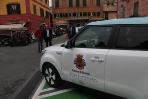 consegna auto elettrica Kia a Rapallo