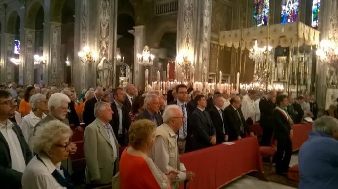 messa due luglio basilica Rapallo