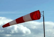Avviso per vento di burrasca forte sul centro della regione