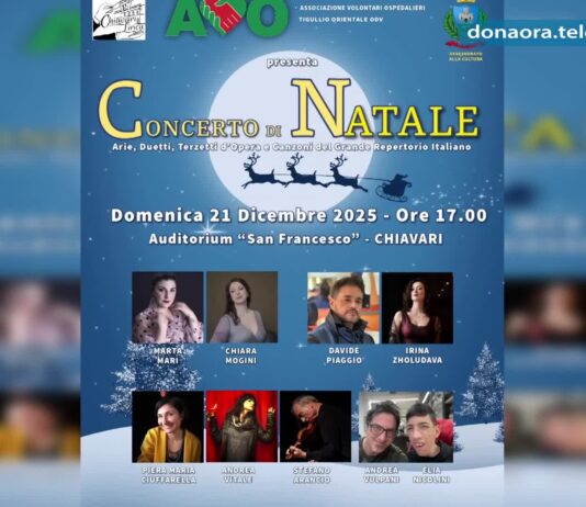 Concerto di Natale per l’AVO – 21/12/2025