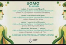 Genova, “Uomo in salute” ad aprile e maggio screening urologici gratuiti