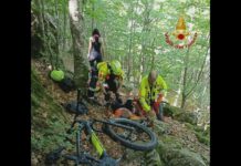 Biker di 54 anni cade mentre percorre un sentiero del Parco dell’Aveto