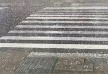 Meteo, grandine di grosse dimensioni, raffiche di vento e rovesci anche intensi