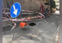 Chiavari, cede un canale in salita Gianelli: da mercoledì lavori di ripristino