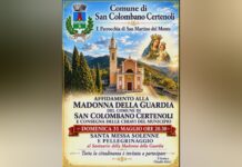 Affidamento a N. S. della Guardia del comune di S. Colombano C.