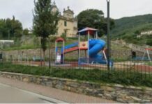 Parco giochi di S. Maria del Campo a Rapallo intitolato a don Silvestro Maggiolo