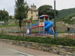 Parco giochi di S. Maria del Campo a Rapallo intitolato a don Silvestro Maggiolo