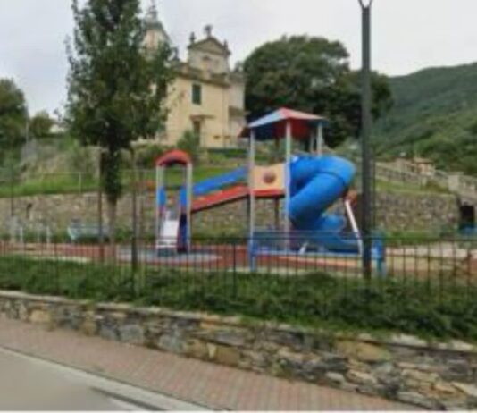 Parco giochi di S. Maria del Campo a Rapallo intitolato a don Silvestro Maggiolo