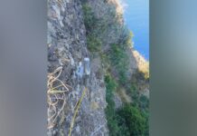 Punta Chiappa, installato il sistema di monitoraggio della dorsale rocciosa