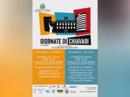 Giornate di Chiavari, sabato e lunedì due appuntamenti estivi della rassegna