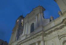 Inaugurazione restauro facciata Basilica SML