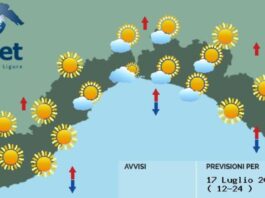 Meteo: weekend afoso e a tratti nuvoloso